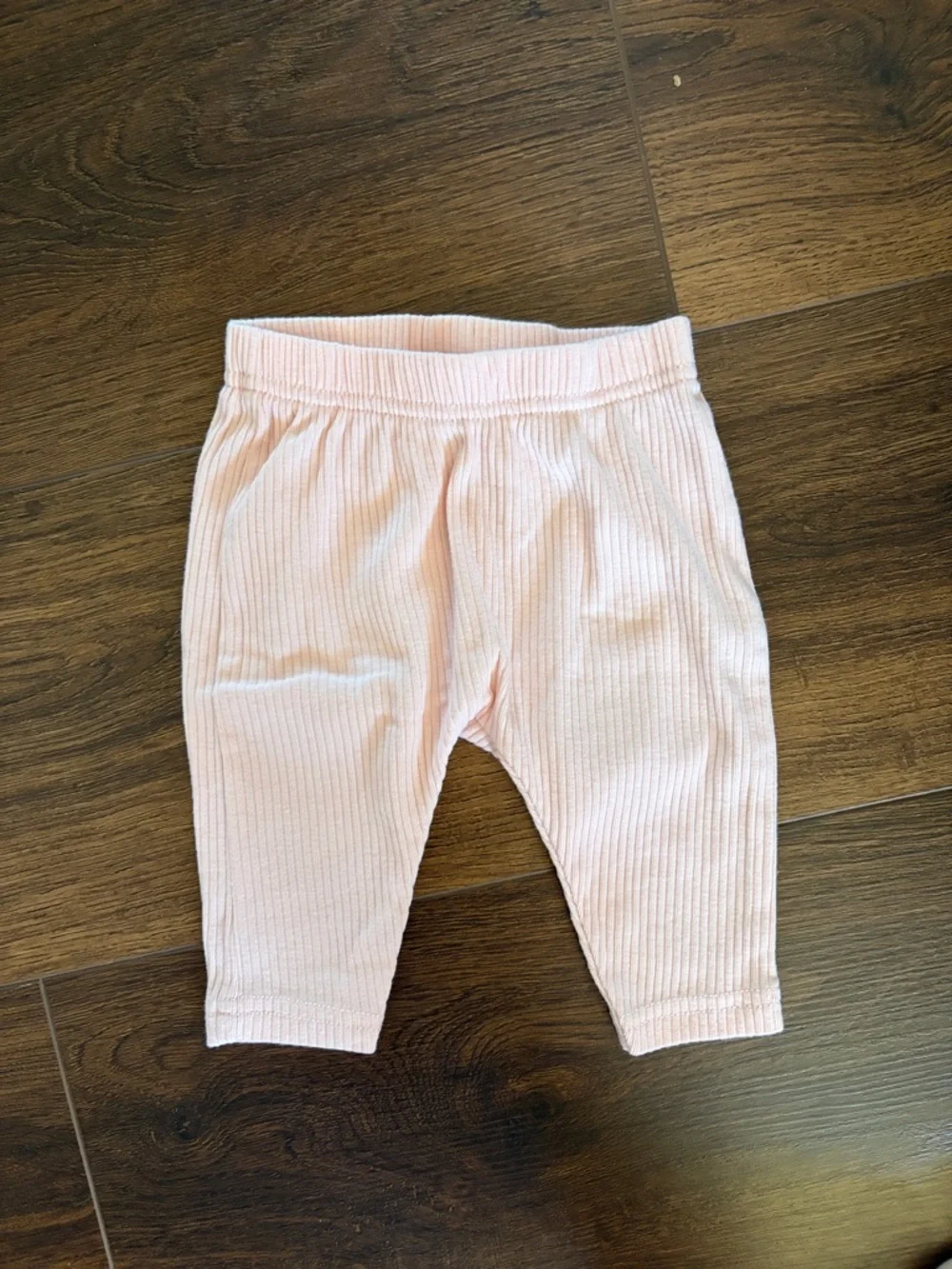 Carter's Light Pink Ribbed Button-Front Baby Top - Picture 4 of 5